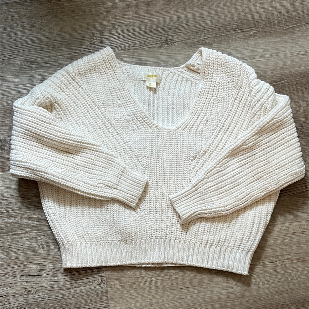 Anthropologie crop sweater